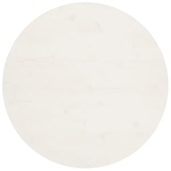 Gossi blat de masa, alb, Ø90x2,5 cm, lemn masiv de pin