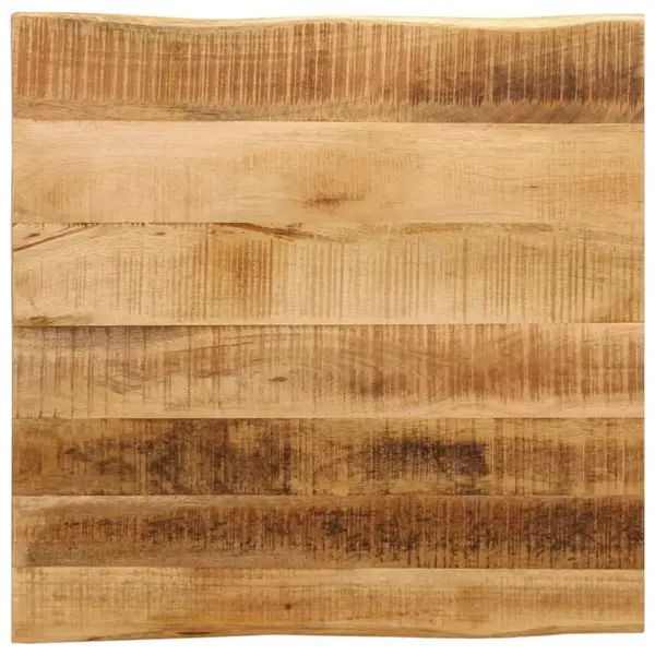 Gossi blat de masa contur natural 60x60x2,5 cm lemn masiv mango brut
