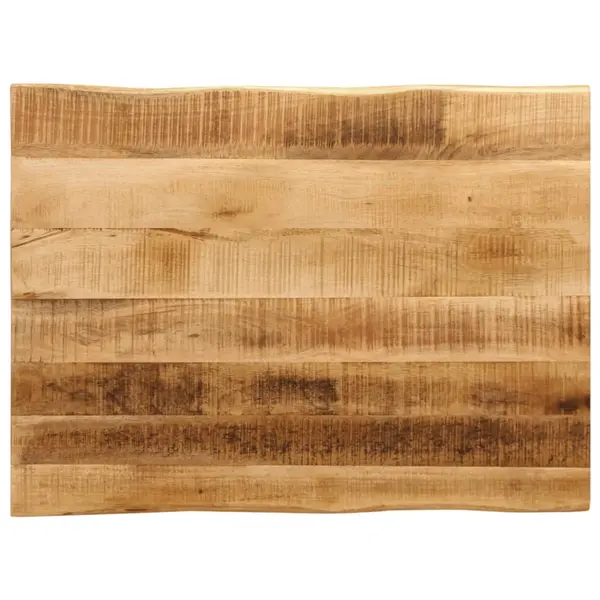 Gossi blat de masa contur natural 80x60x3,8 cm lemn masiv mango brut
