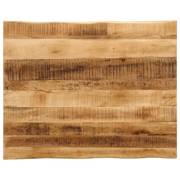 Gossi blat de masa contur organic 100x80x3,8 cm lemn masiv mango brut