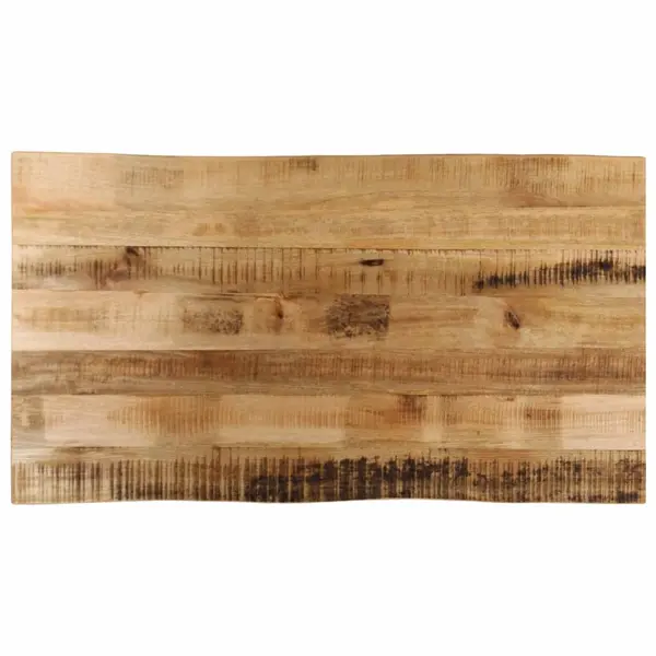 Gossi blat de masa contur organic 110x60x2,5 cm lemn masiv mango brut