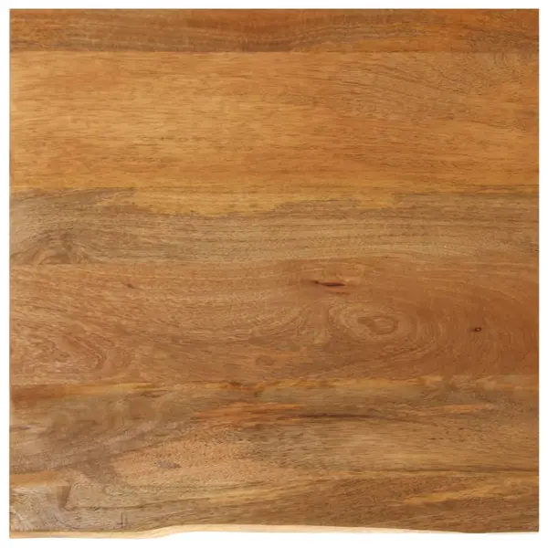 Gossi blat de masa contur organic 80x80x2,5 cm lemn masiv de mango