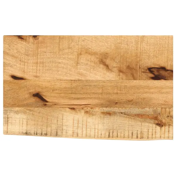 Gossi blat de masa margine naturala, 60x30x2,5 cm, lemn masiv mango