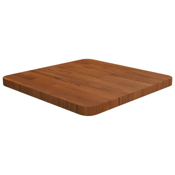 Gossi blat de masa patrat maro inchis 40x40x2,5 cm lemn stejar tratat