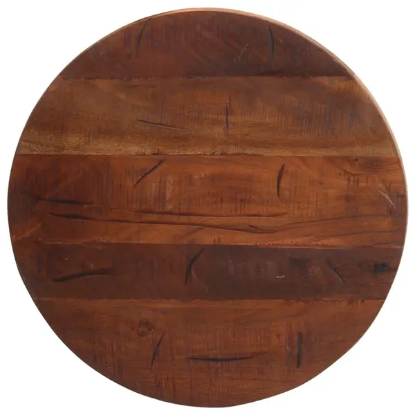 Gossi blat de masa rotund, Ø 40x2,5 cm, lemn masiv reciclat