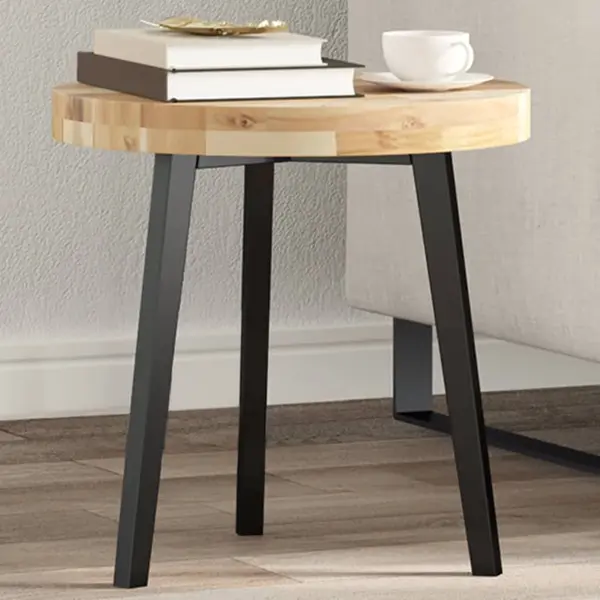Gossi blat de masa rotund, Ø40x4 cm, lemn masiv de acacia