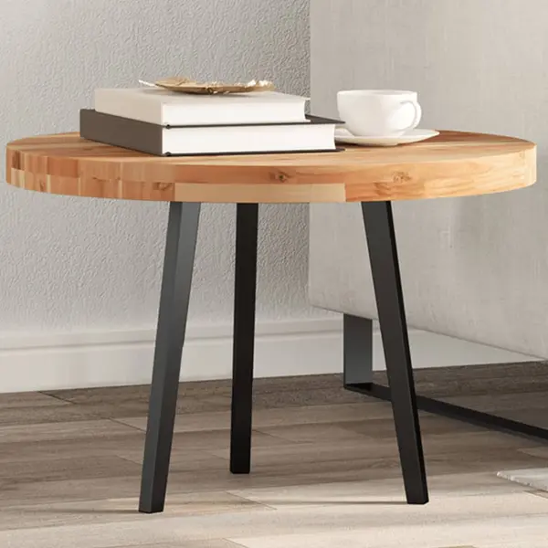 Gossi blat de masa rotund, Ø60x4 cm, lemn masiv de acacia
