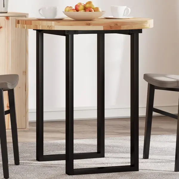Gossi blat de masa rotund, Ø70x4 cm, lemn masiv de acacia