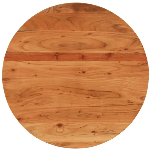 Gossi blat de masa rotund, Ø90x2,5 cm, lemn masiv de acacia