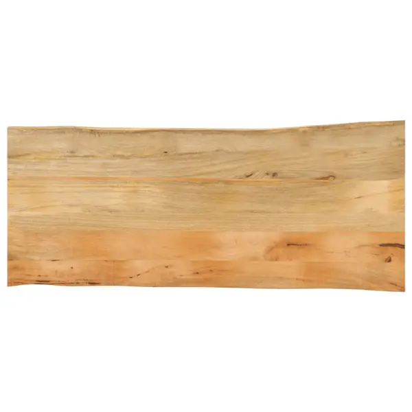 Gossi blat masa cu margini, 140x60x3,8 cm, lemn masiv mango