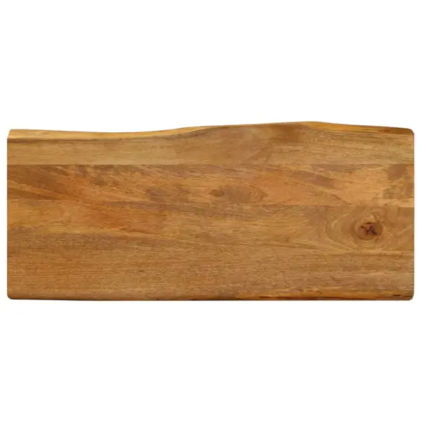 Gossi blat masa cu margini, 90x40x3,8 cm, lemn masiv mango