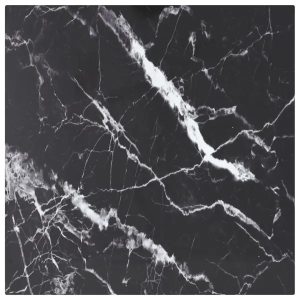 Gossi blat masa negru 40x40 cm 6 mm sticla securizata design marmura