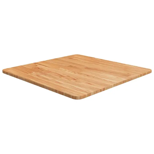 Gossi blat masa patrat maro deschis 60x60x1,5 cm lemn stejar tratat