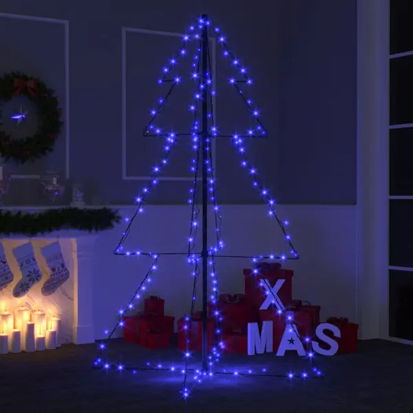 Gossi brad craciun conic, 200 led-uri, 98x150 cm, interior & exterior