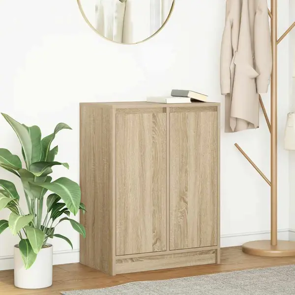 Gossi bufeta stejar sonoma 57x34x76 cm lemn prelucrat