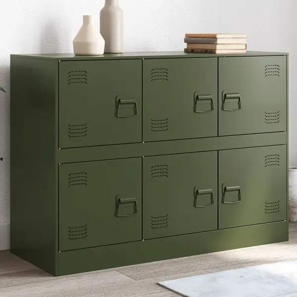 Gossi bufeta verde maslina 99x39x73 cm otel
