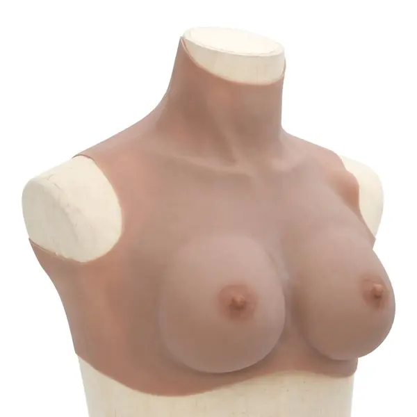Gossi bust cu sani din silicon cupa d, bronzat