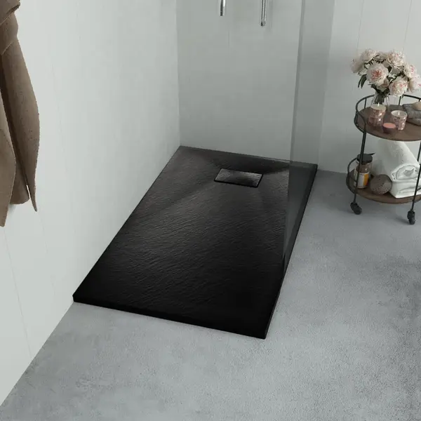 Gossi cadita de dus, negru, 120 x 70 cm, smc