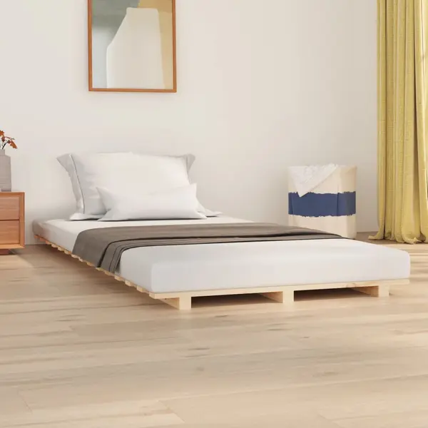 Gossi cadru de pat, 100x200 cm, lemn masiv de pin