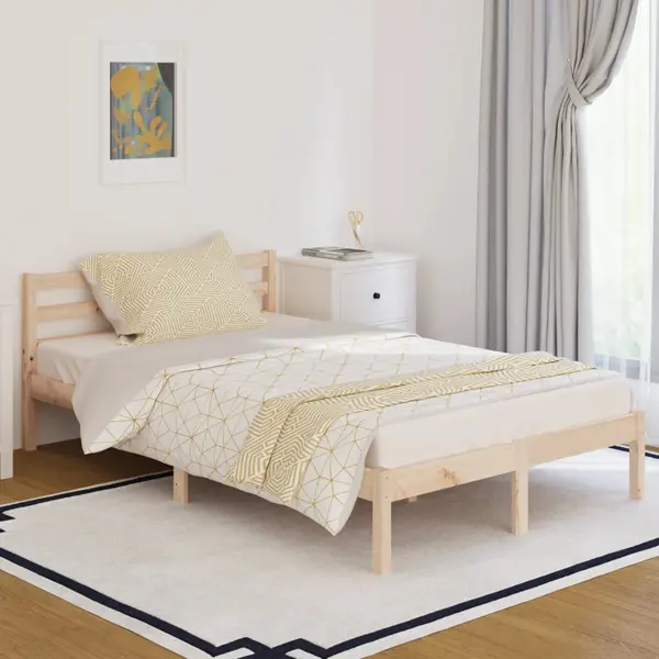 Gossi cadru de pat, 120x200 cm, lemn masiv de pin