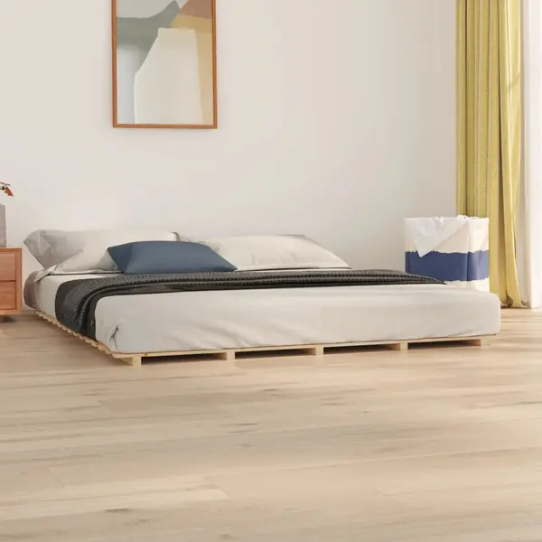 Gossi cadru de pat, 160x200 cm, lemn masiv de pin