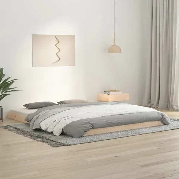Gossi cadru de pat, 160x200 cm, lemn masiv de pin