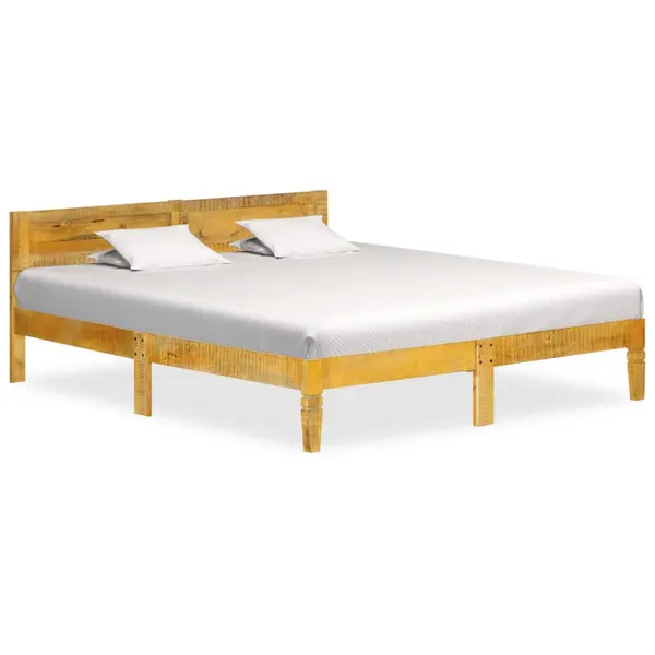 Gossi cadru de pat, 180 cm, lemn masiv de mango