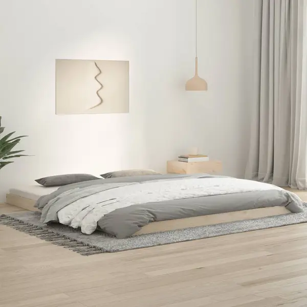 Gossi cadru de pat, 180x200 cm, king size, lemn masiv de pin