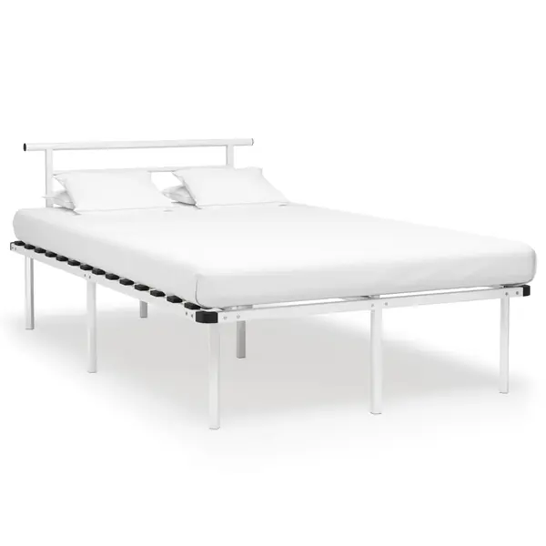 Gossi cadru de pat, alb, 120 x 200 cm, metal
