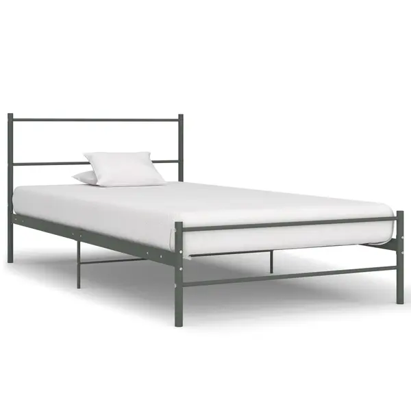 Gossi cadru de pat, gri, 100 x 200 cm, metal