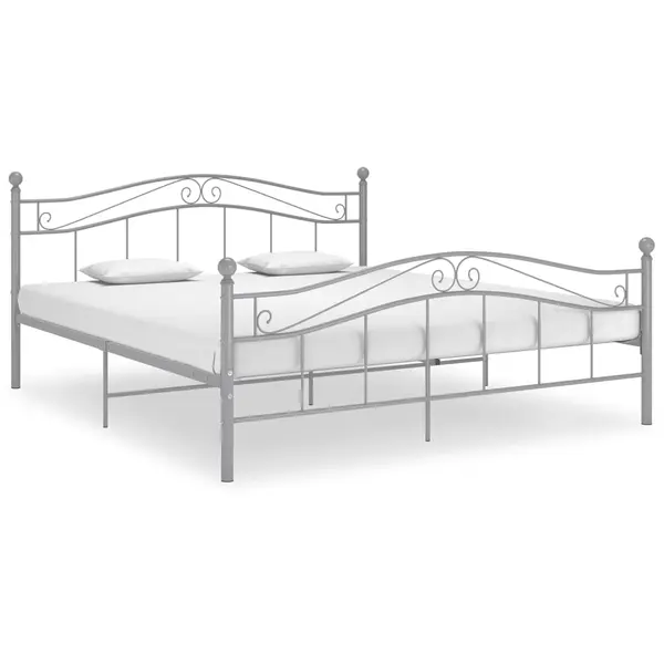 Gossi cadru de pat, gri, 160x200 cm, metal