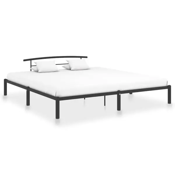 Gossi cadru de pat, negru, 180 x 200 cm, metal