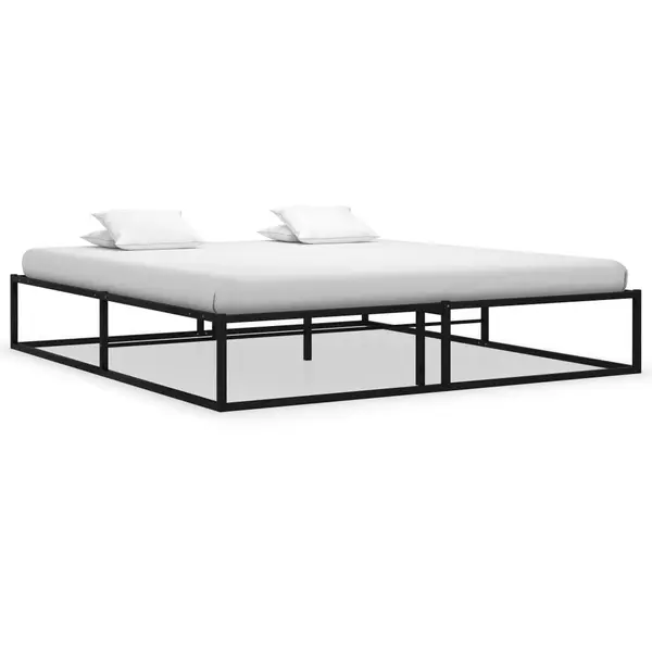Gossi cadru de pat, negru, 180 x 200 cm, metal