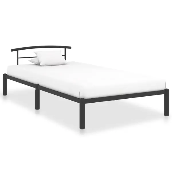 Gossi cadru de pat, negru, 90 x 200 cm, metal