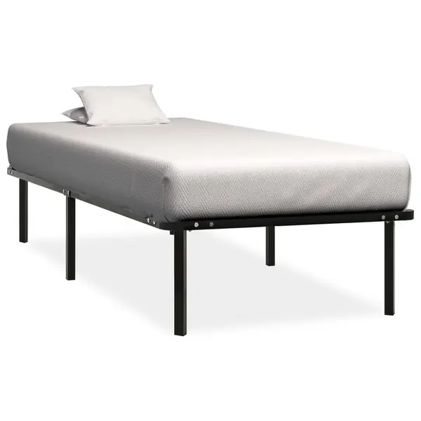 Gossi cadru de pat, negru, 90 x 200 cm, metal