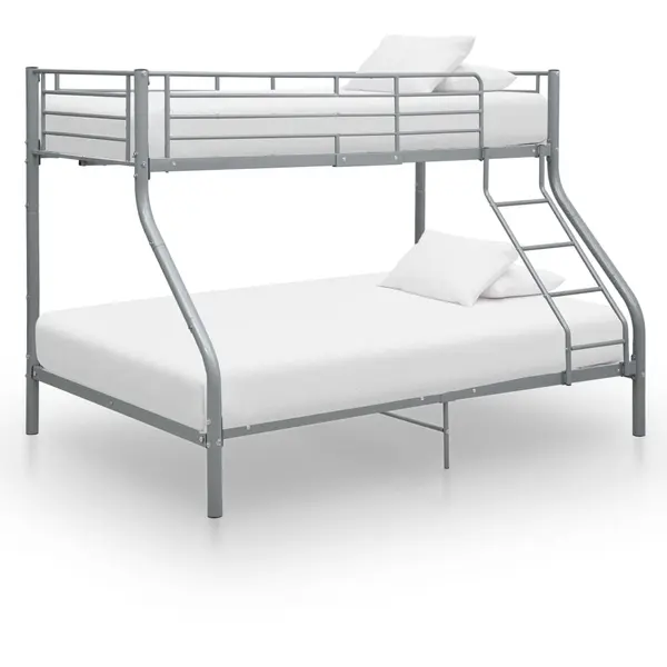 Gossi cadru de pat supraetajat, gri, 140 x 200/90 x 200 cm, metal