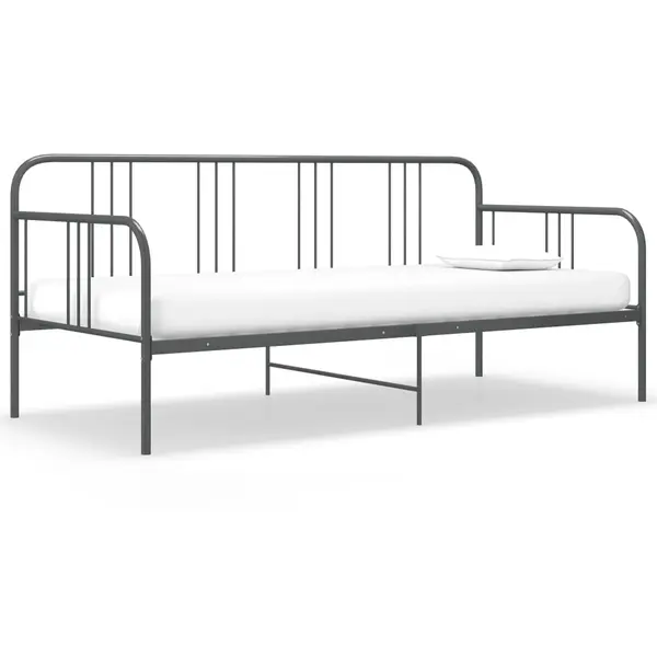 Gossi cadru pat canapea, gri, 90 x 200 cm, metal