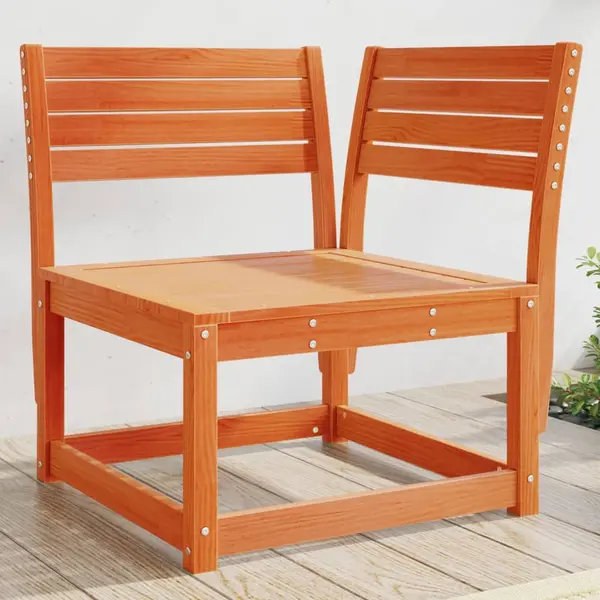 Gossi canapea coltar de gradina, maro ceruit, 73x73x78 cm, lemn pin