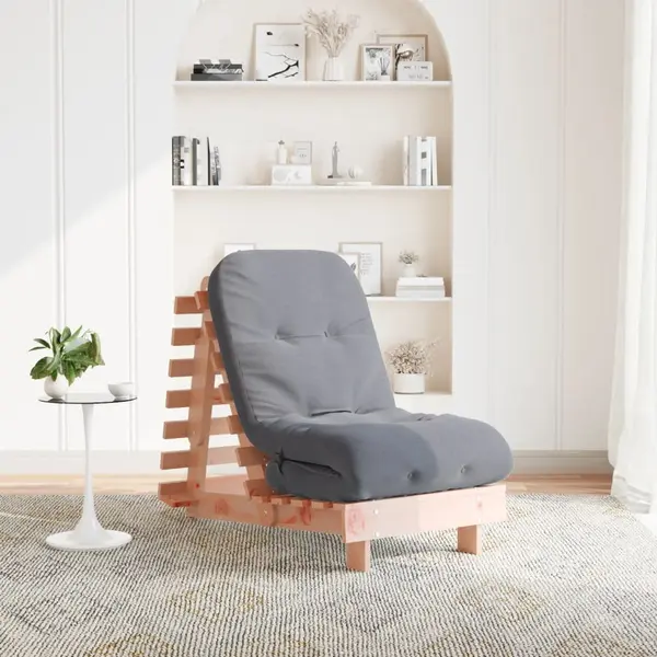 Gossi canapea futon cu saltea, 60x206x11 cm, lemn masiv douglas