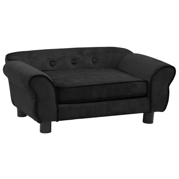 Gossi canapea pentru caini, negru, 72x45x30 cm, plus