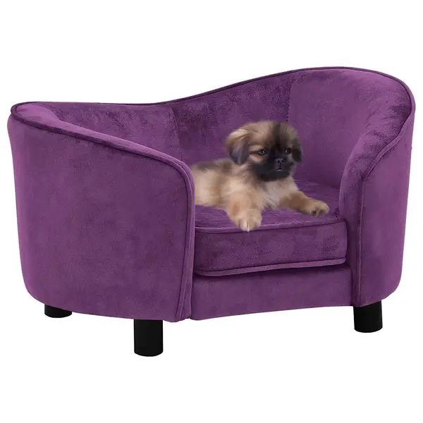 Gossi canapea pentru caini, visiniu, 69x49x40 cm, plus