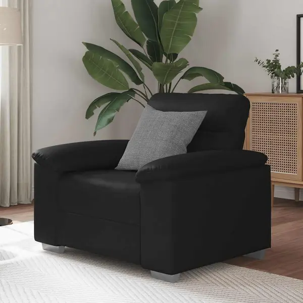 Gossi canapea scaun negru 60 cm piele artificiala