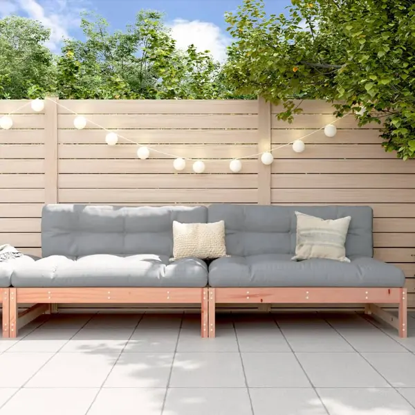 Gossi canapele de mijloc gradina 2 buc. 120x80cm lemn masiv douglas
