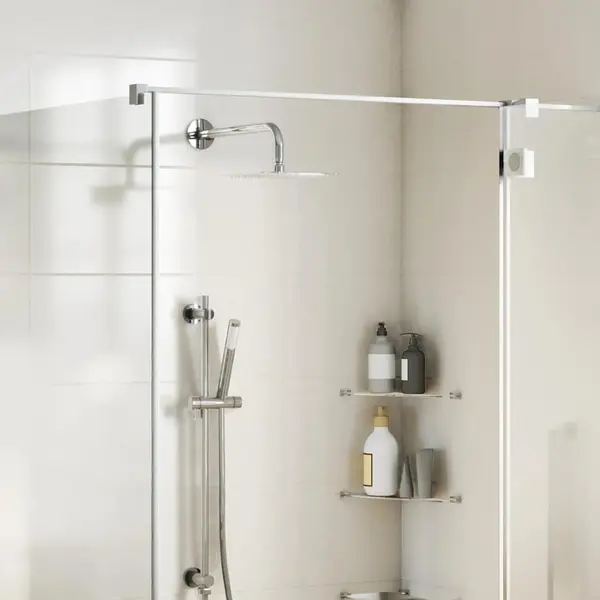 Gossi cap de dus cu ploaie din otel inoxidabil 304 20x20 cm patrat