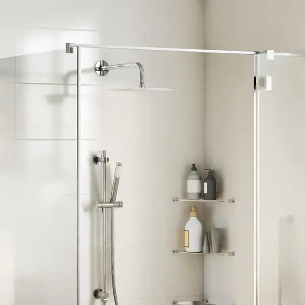 Gossi cap de dus cu ploaie din otel inoxidabil 304 25x25 cm patrat