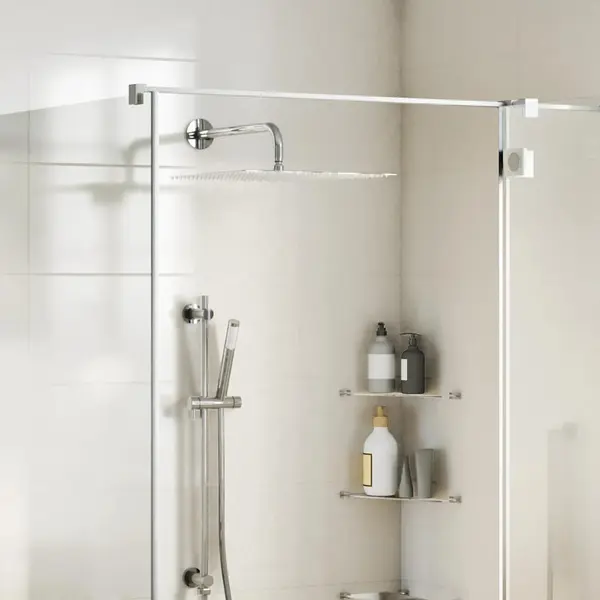 Gossi cap de dus cu ploaie din otel inoxidabil 304 40x40 cm patrat
