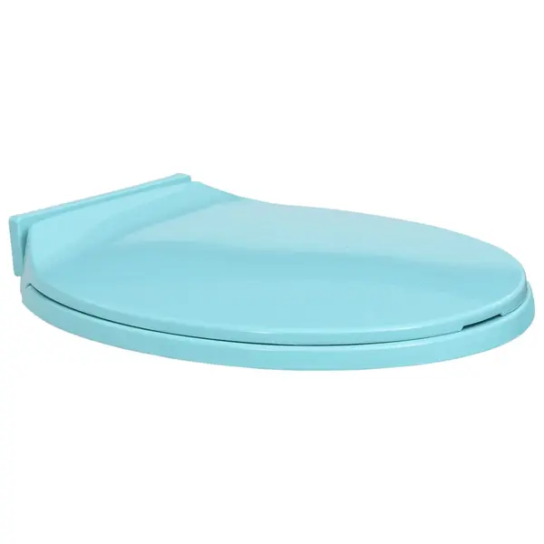 Gossi capac wc cu inchidere silentioasa, verde, oval