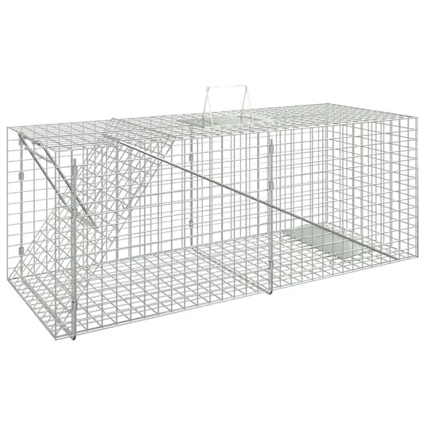 Gossi capcana pentru animale 64,5x25x26,5 cm, fier galvanizat