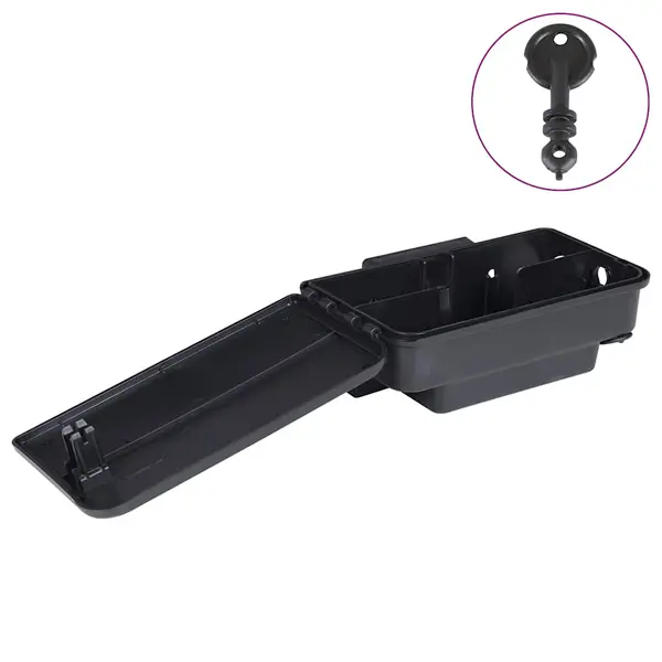 Gossi capcane pentru soareci 12 buc negru 22x12,5x7,5 cm