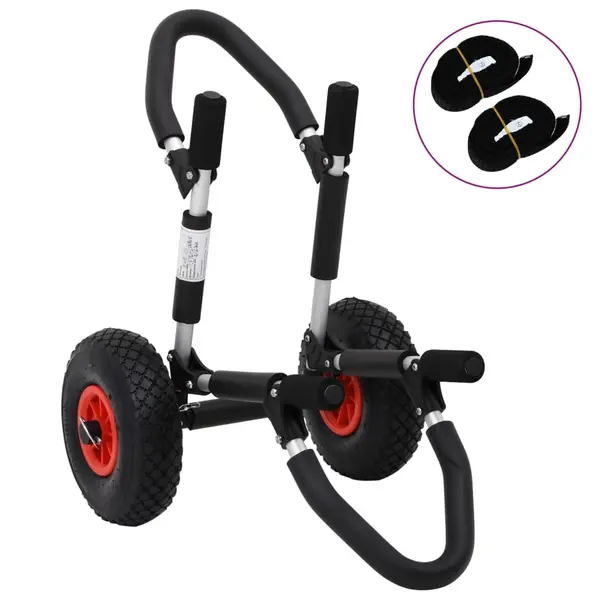 Gossi carucior de sup pentru placa de surf pliabil, 45 kg, aluminiu